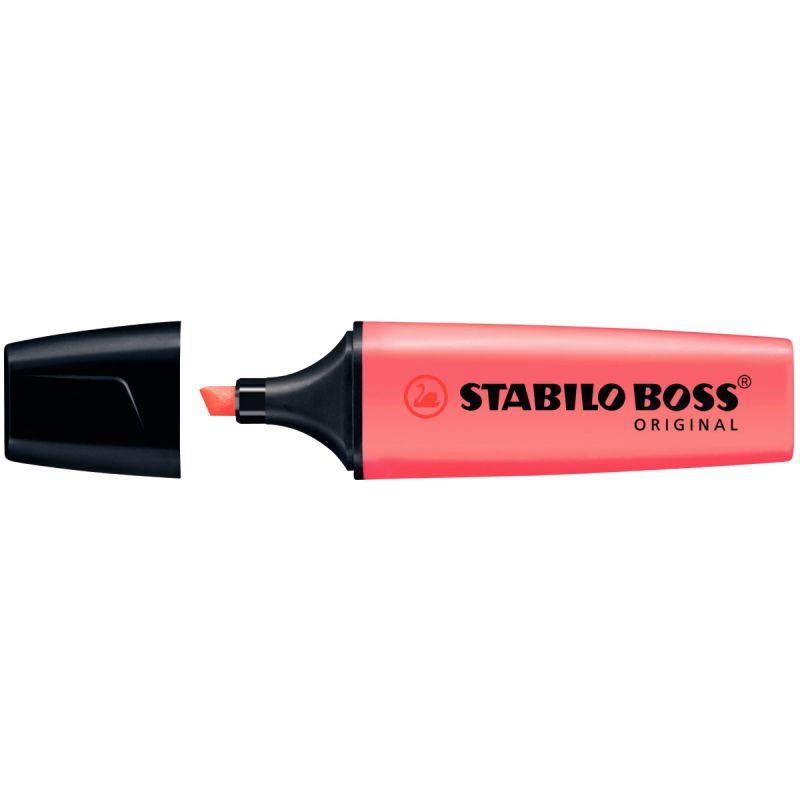 SURLIGNEUR STABILO BOSS ROUGE