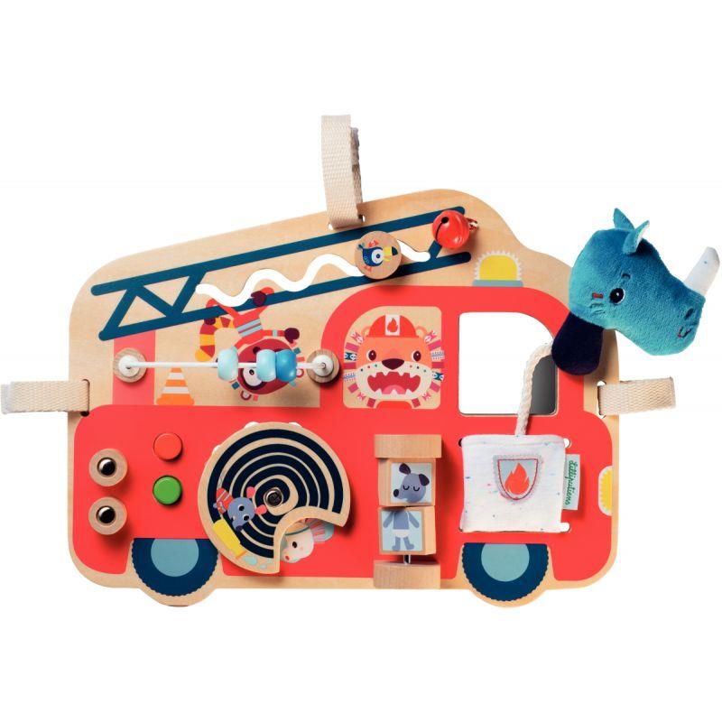PANNEAU ACTIVITES POMPIER BOIS