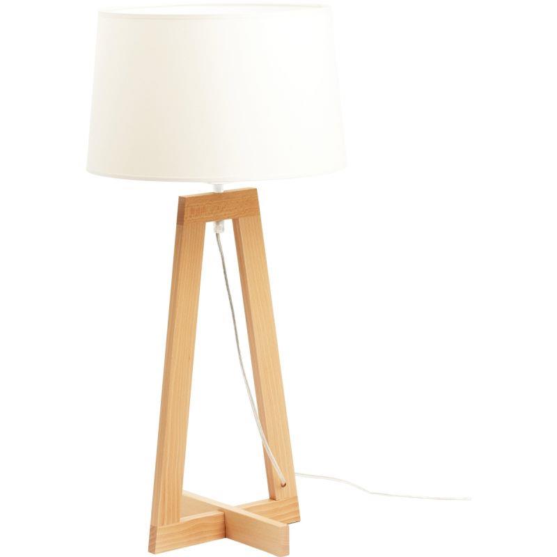 LAMPE A POSER SACHA BOIS/BLC