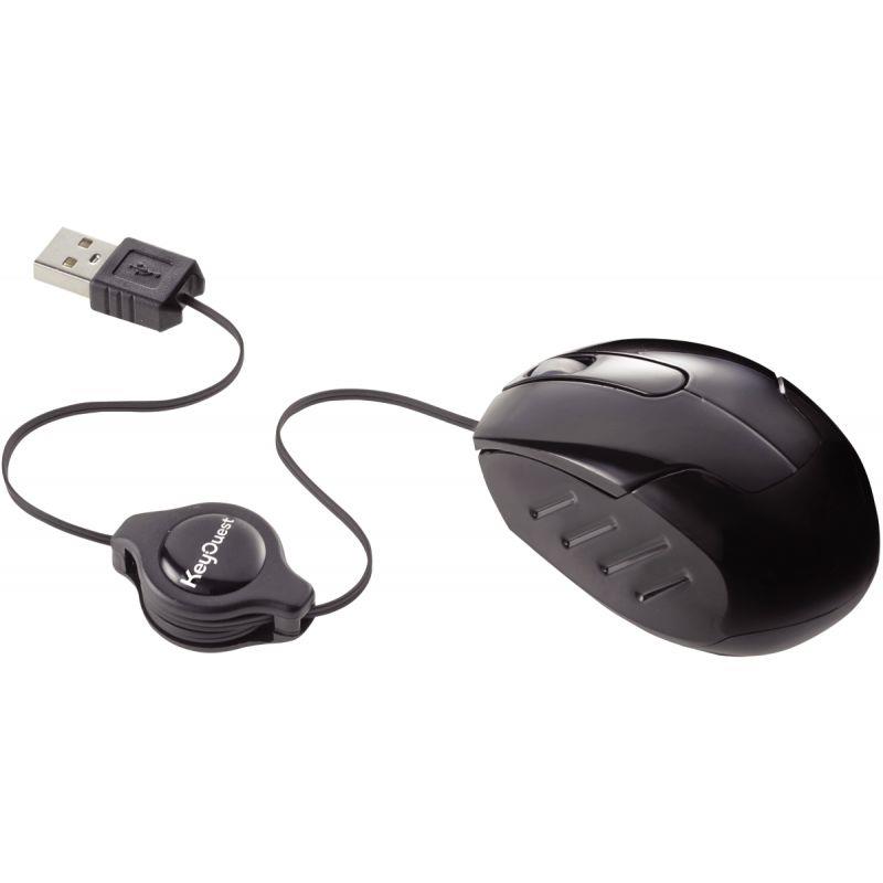 MINI SOURIS FIL RETRACT USB NR