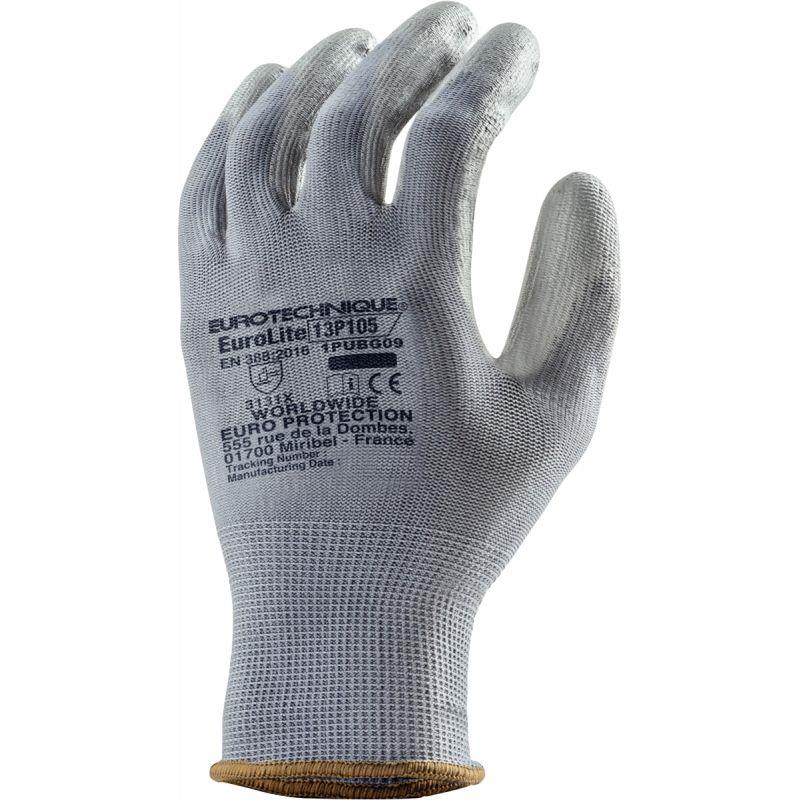 PAIRE GANTS PRECISION GRI T09
