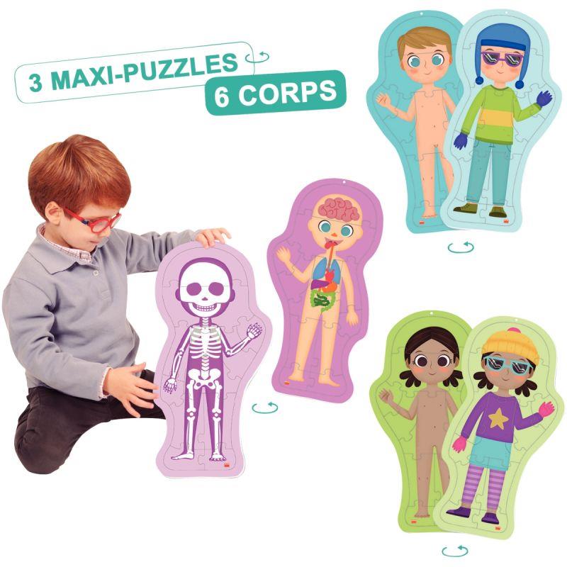 LOT 3 PUZZLE 11P CORPS HUMAIN