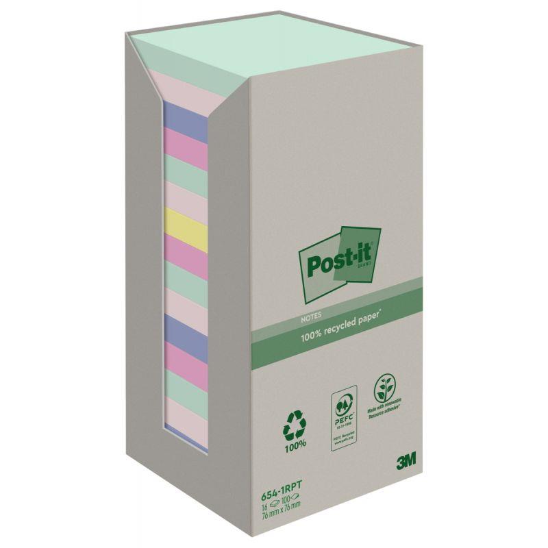 TOUR 16B P-IT RECYC 76X76NATUR