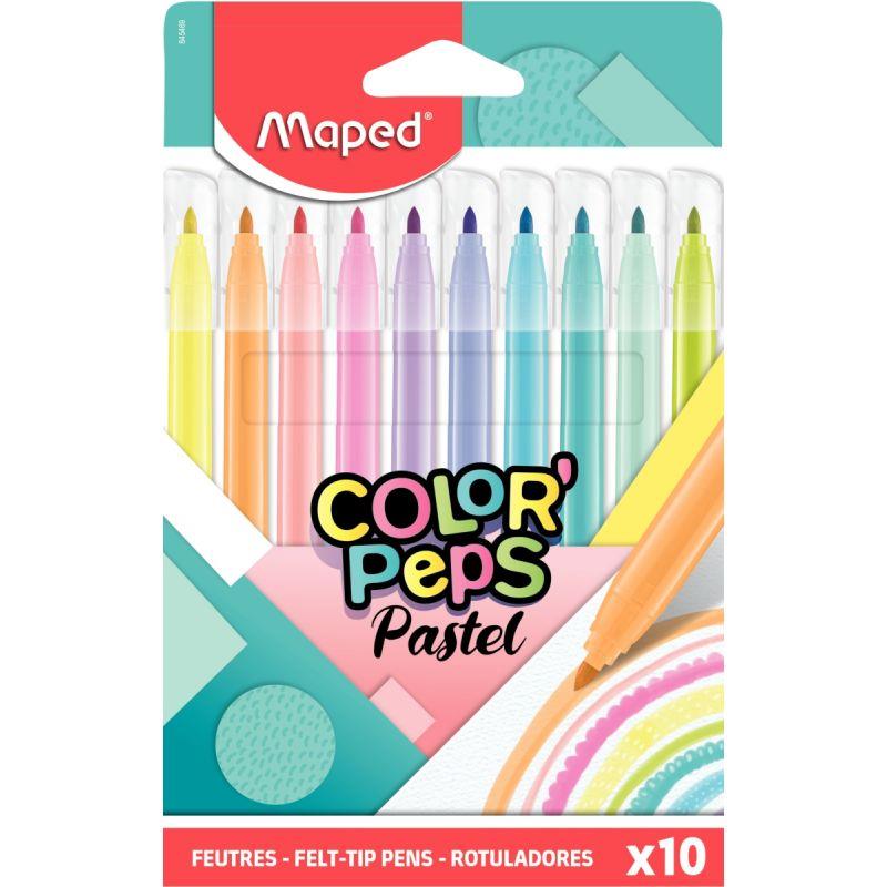 POCH 10FEUTR PASTEL COLORPEPS