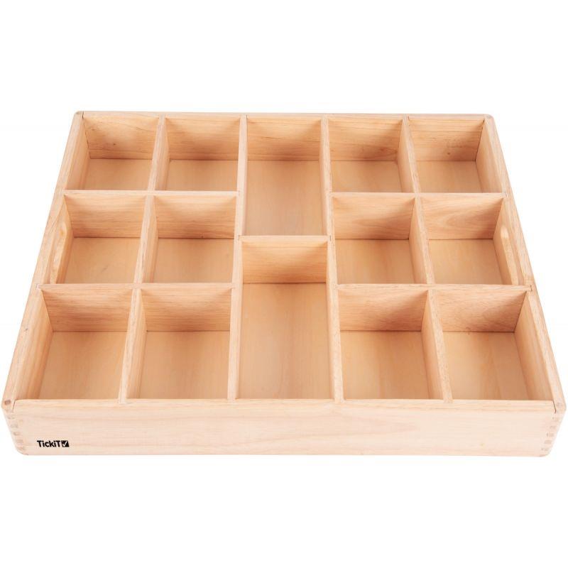 PLATEAU BOIS 14 COMPARTIMENTS