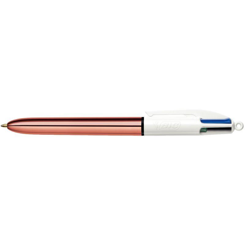 STYLO BIL 4COUL SHINE ROSE DOR