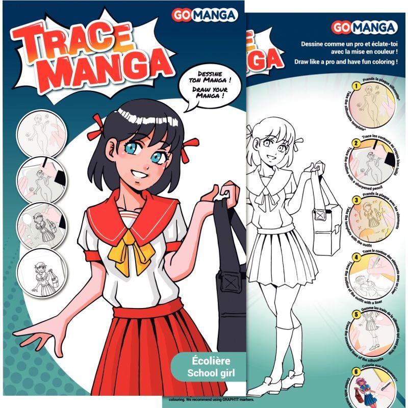 TRACE MANGA 2 GABARIT FILLE