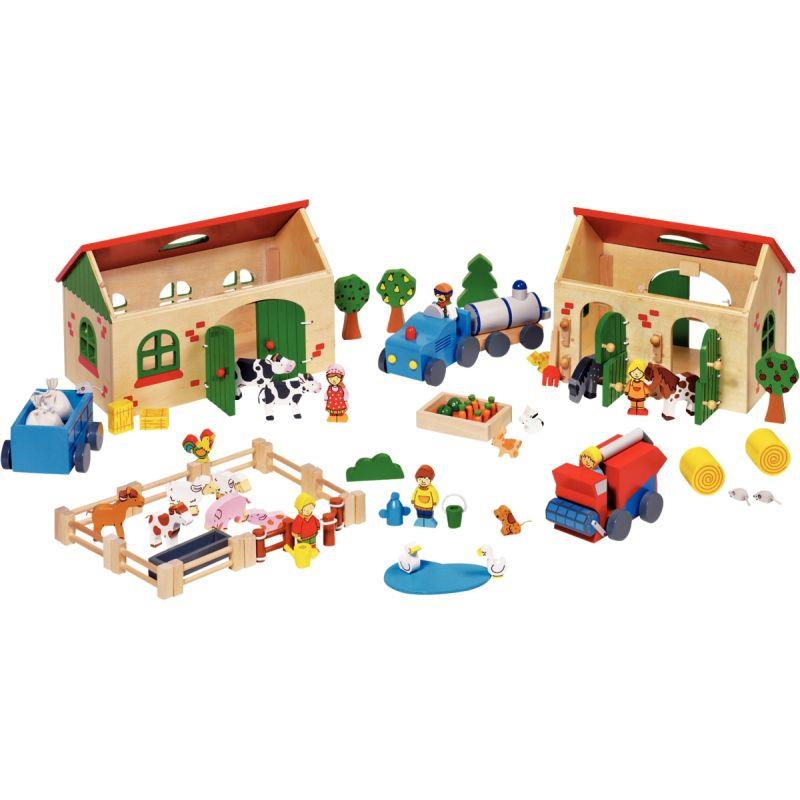 FERME COMPLETE EN BOIS 71PCS