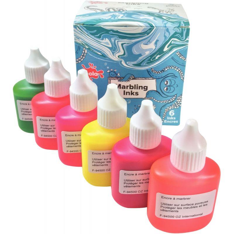 KIT MARBLING 6FL 25ML FLUO