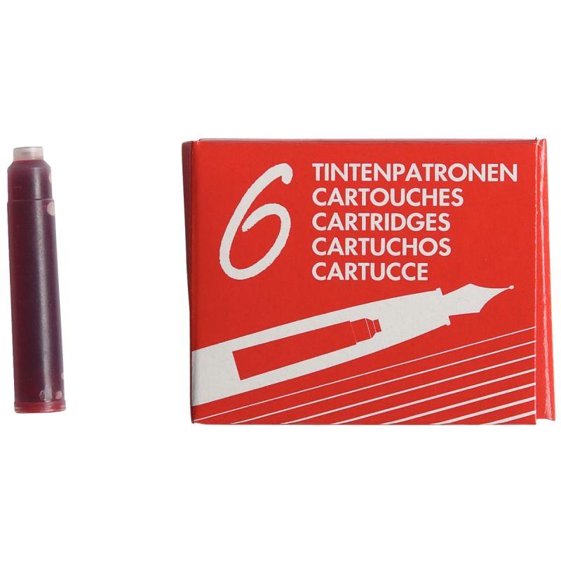 ETUI 6 CARTOUCHE INTERN ROUGE