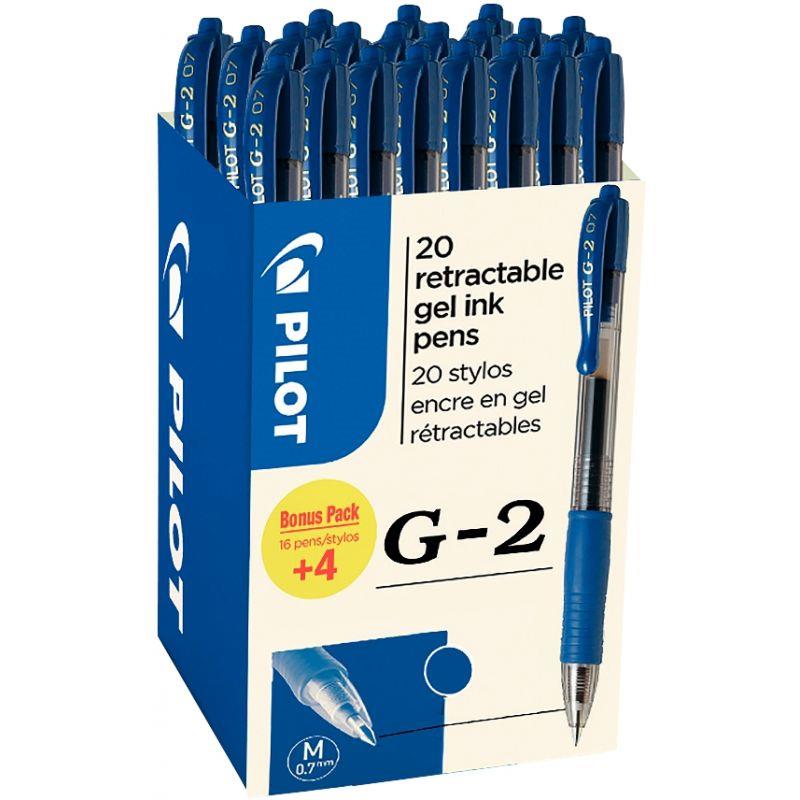 ECOPACK 20STYLO G2 BLEU DT4GR