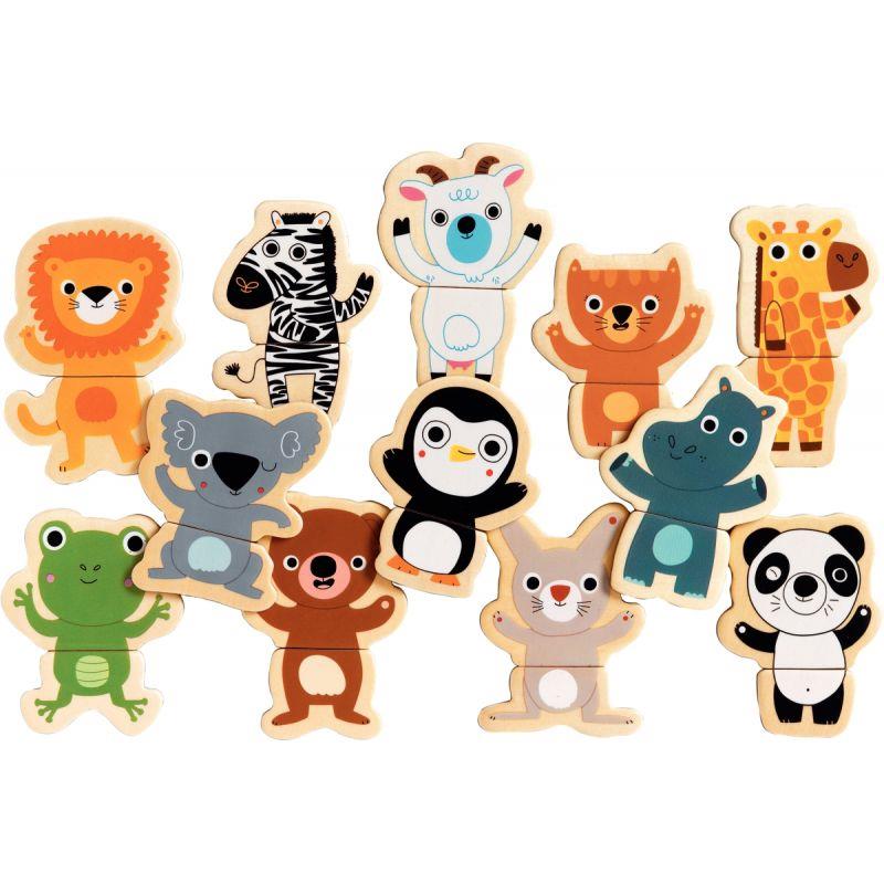 LOT 12 PUZZ MAGNET ANIMO ZOO