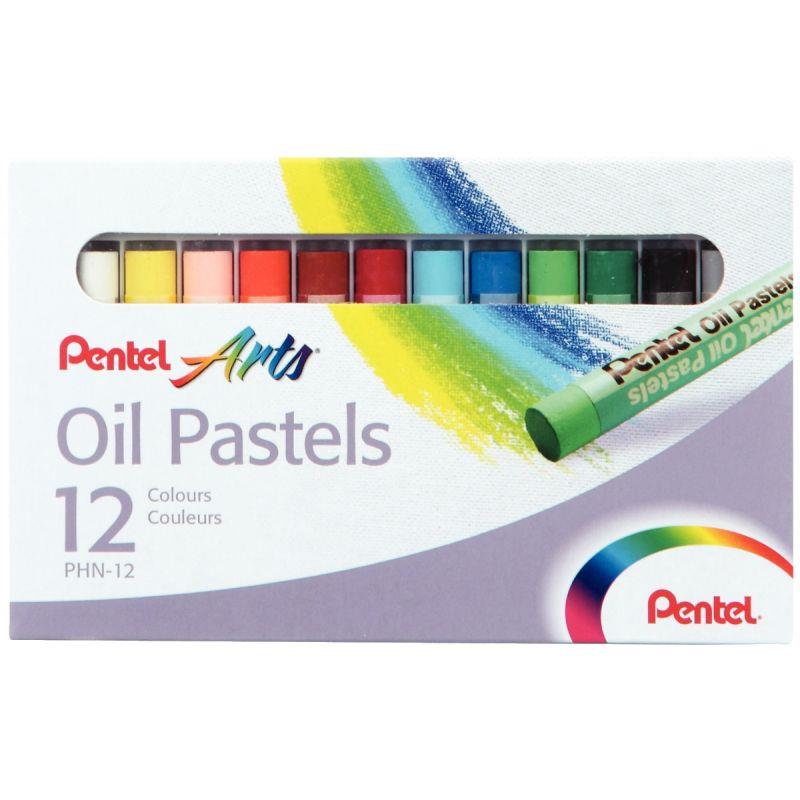 BTE 12 PASTELS HUILE 8MM