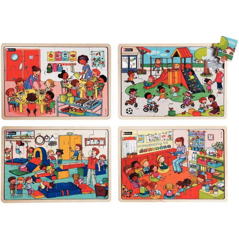 LOT 4 PUZZL ENSEMBLE A L'ECOLE