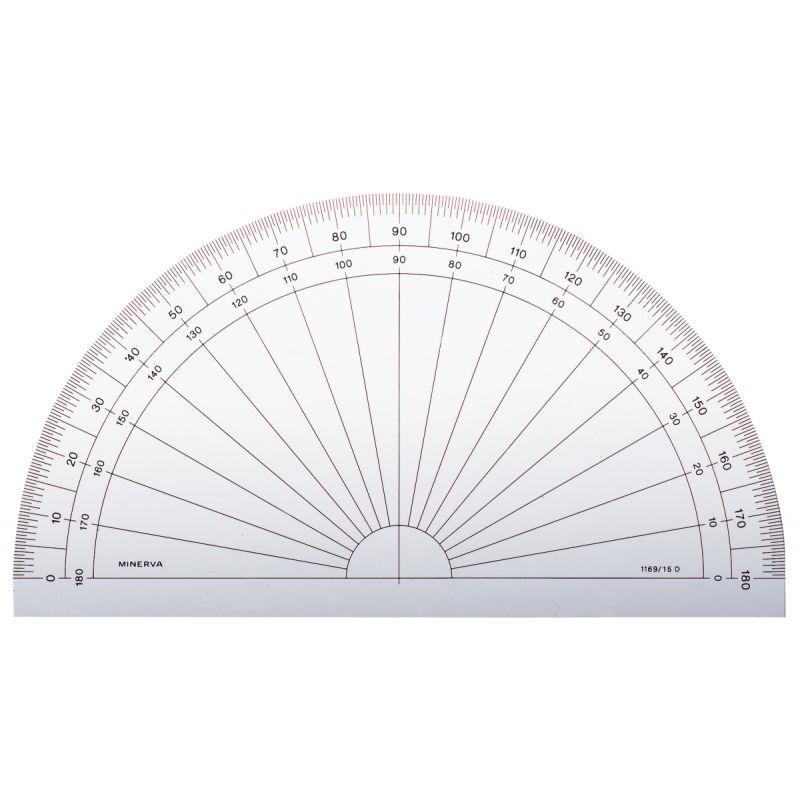 RAPPORTEUR 1/2CERCLE 180D 15CM