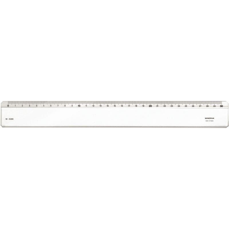 REGLE 30CM 1BIS TRANSPARENT