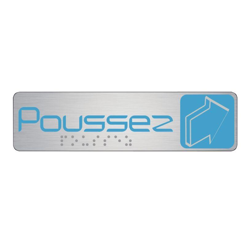 PLAQUE 'POUSSEZ'