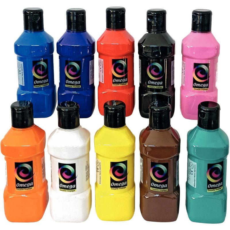 LOT 10FL 250ML PEINT VINYLIQUE