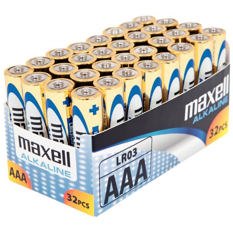 PQ 32 PILE ALC MAXEL LR03 AAA