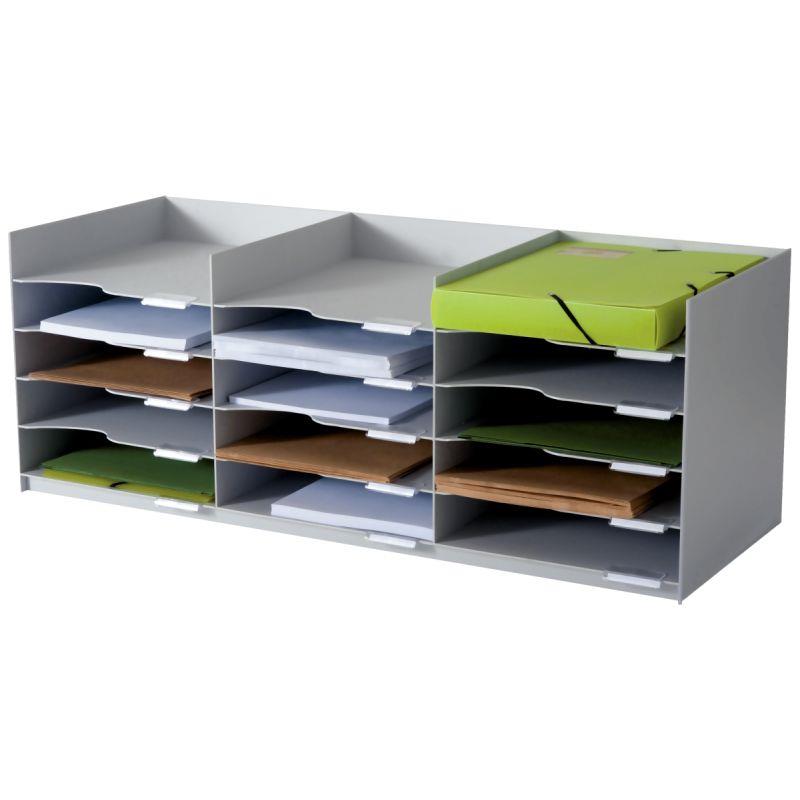 BLOC 15 CASES 24X32 GRIS