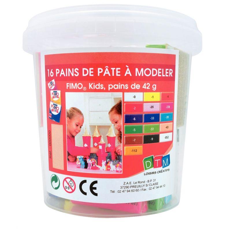 ATELIER FIMO KIDS 16 PAINS 42G