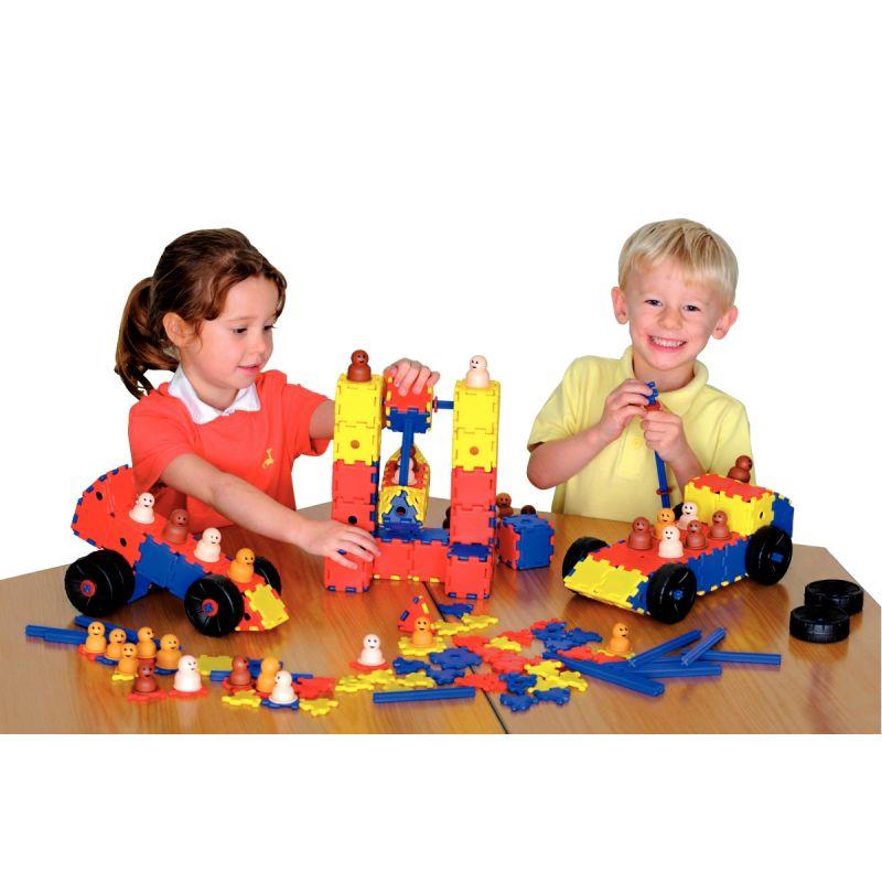 SET JUNIOR POLYDRON 124 PIECES