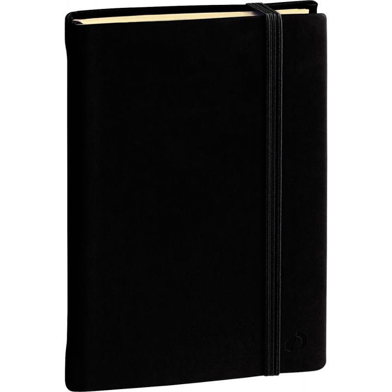 CARNET LIGNE SILK 16X24 NOIR