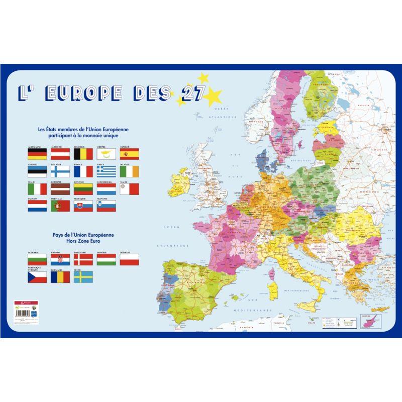 POSTER PVC 76X52 EUROPE DES 27