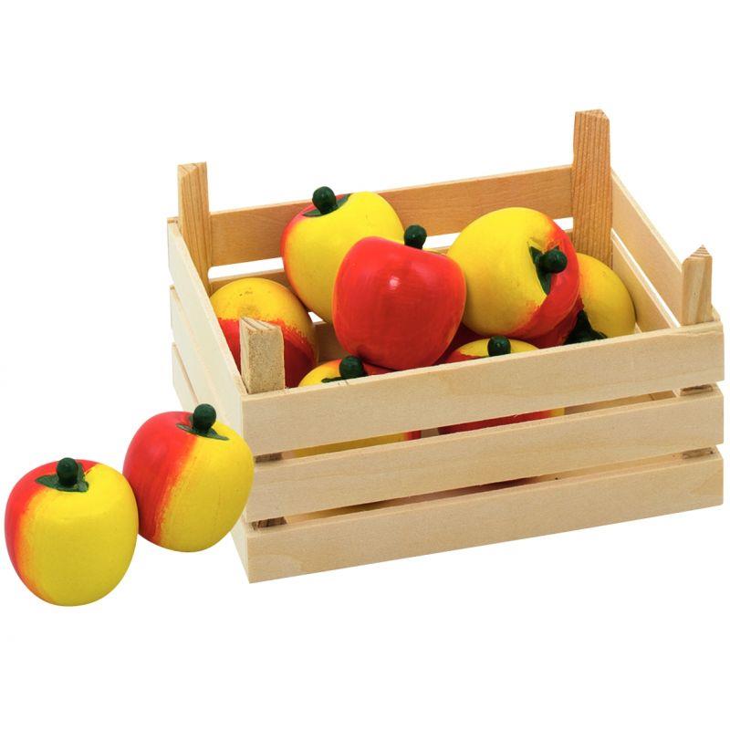 CAGETTE 10 POMMES EN BOIS