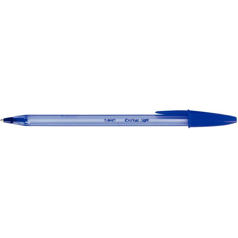 STYLO BILLE CRISTAL SOFT BLEU