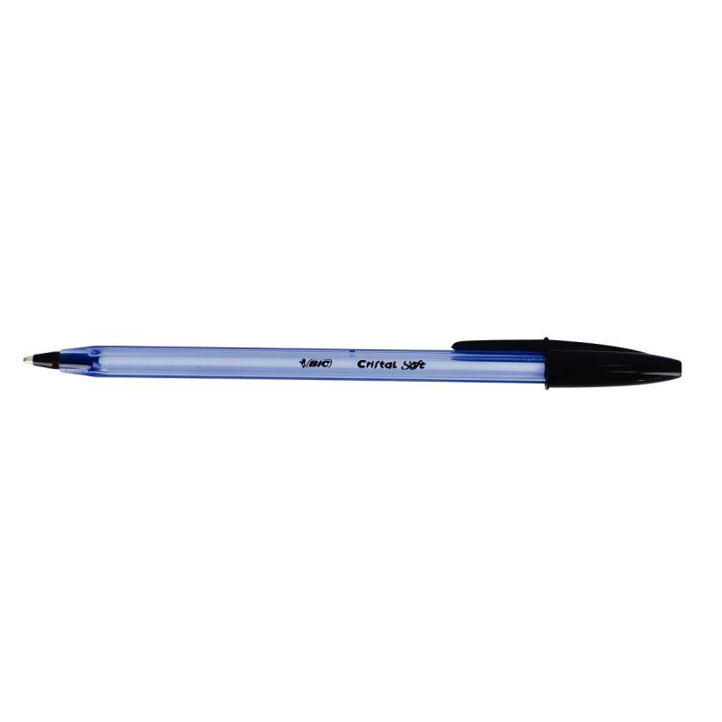 STYLO BILLE CRISTAL SOFT NOIR