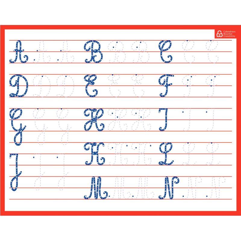 ARDOISE EFF SEC MAJ/CURSIVE