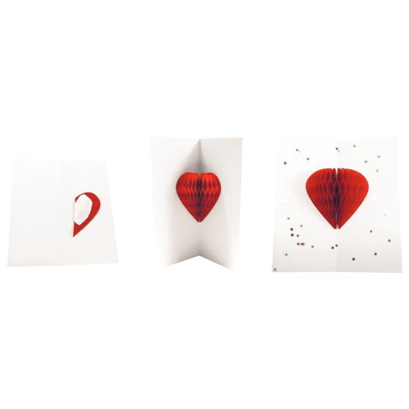 SAC 12 CARTES COEUR A COLLER