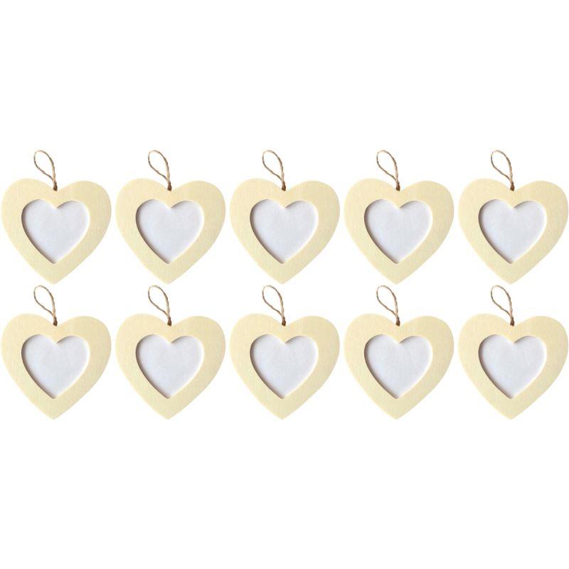 LOT10 CADRES COEUR BOIS A SUSP