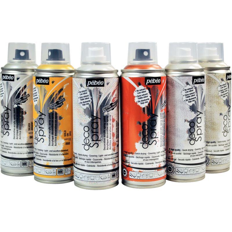 LOT 6 SPRAYS ACRYLIQUE 200ML