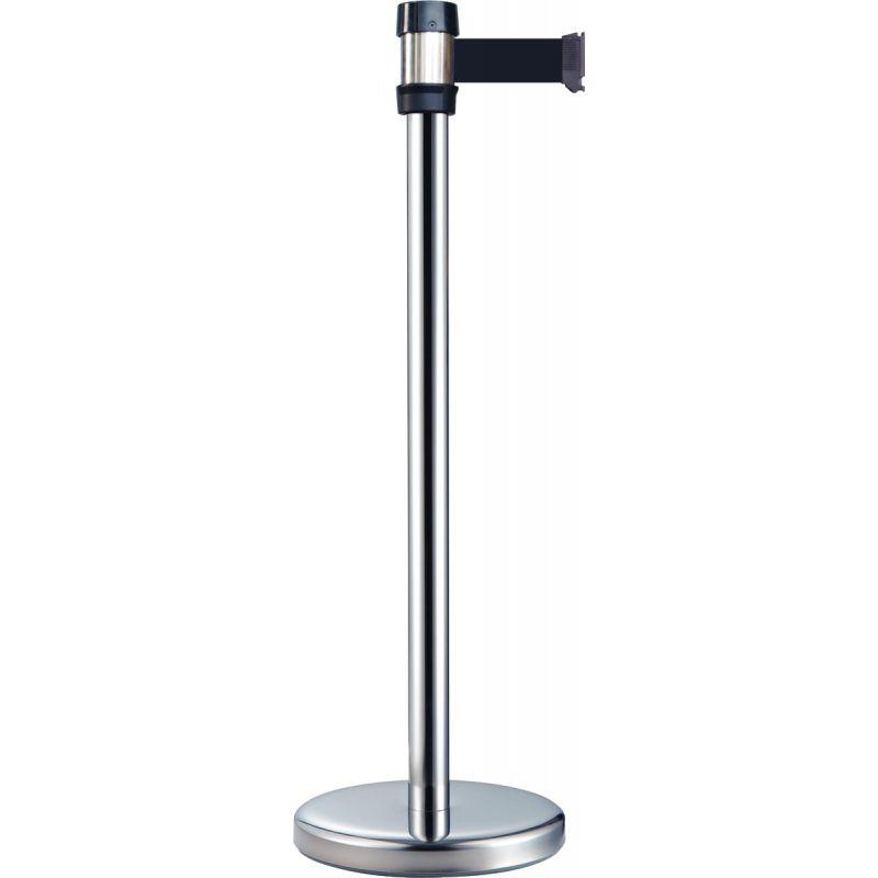 POTEAU SANGLE CHROME/NR 2,1M
