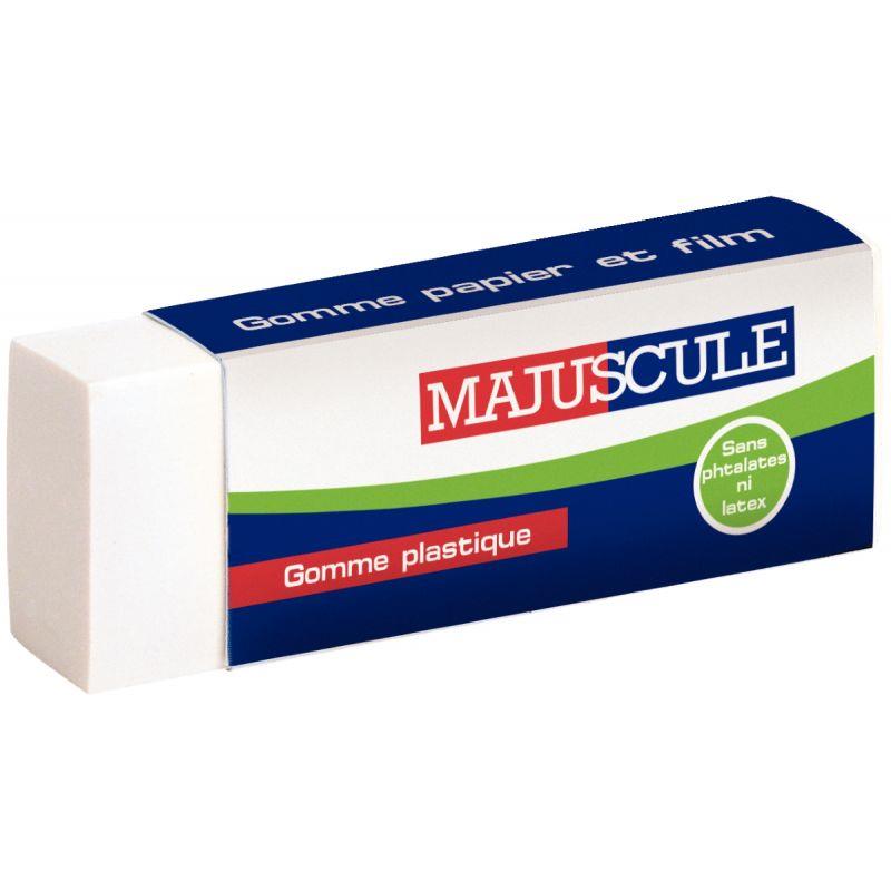 GOMME PLASTIQUE MAJUSCULE