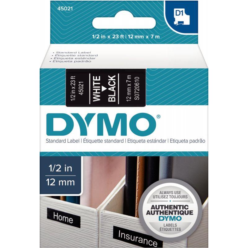 RECH DYMO D1 12MMX7M BLC/NOI