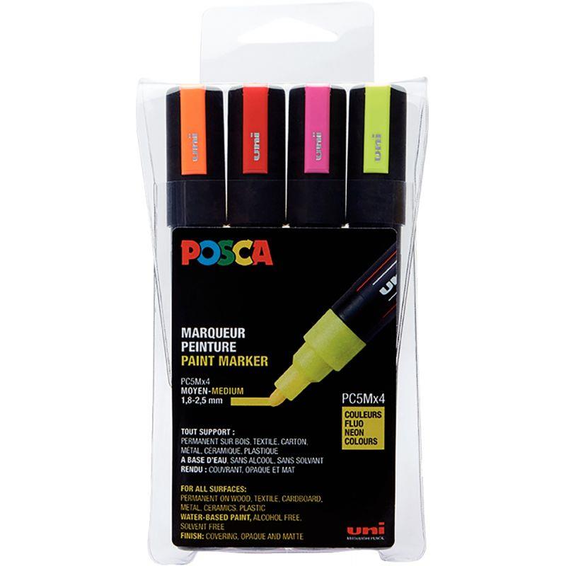 SET4MARQ POSCA FLUO PM OGI ASS