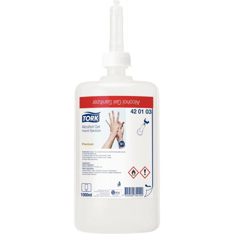 CRT 6RECH 1L GEL H ALCOOLIQUE