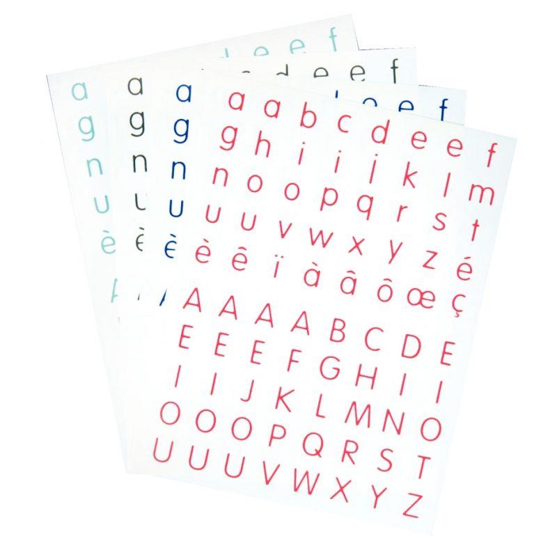 BL 320 GOMMETTE ALPHABET MAJU