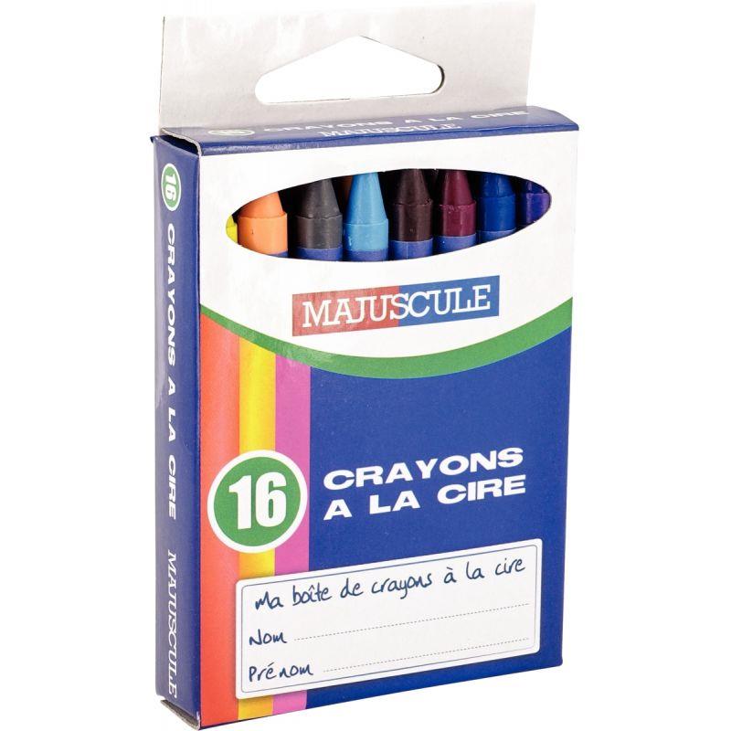 BTE16 CRAYON CIRE MAJU 9CM ASS