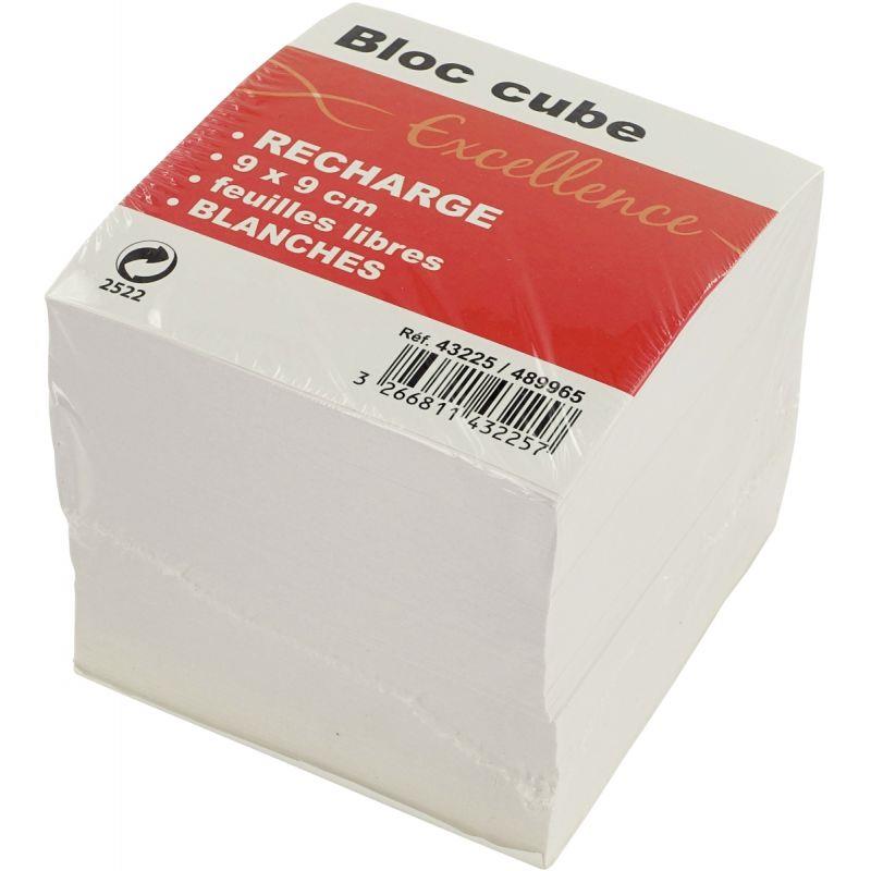 RECHARGE CUBE BLANC 9X9X9CM