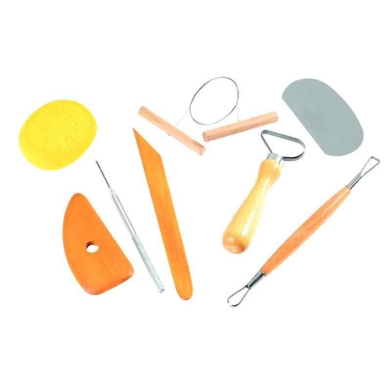 KIT DU POTIER / 8 OUTILS