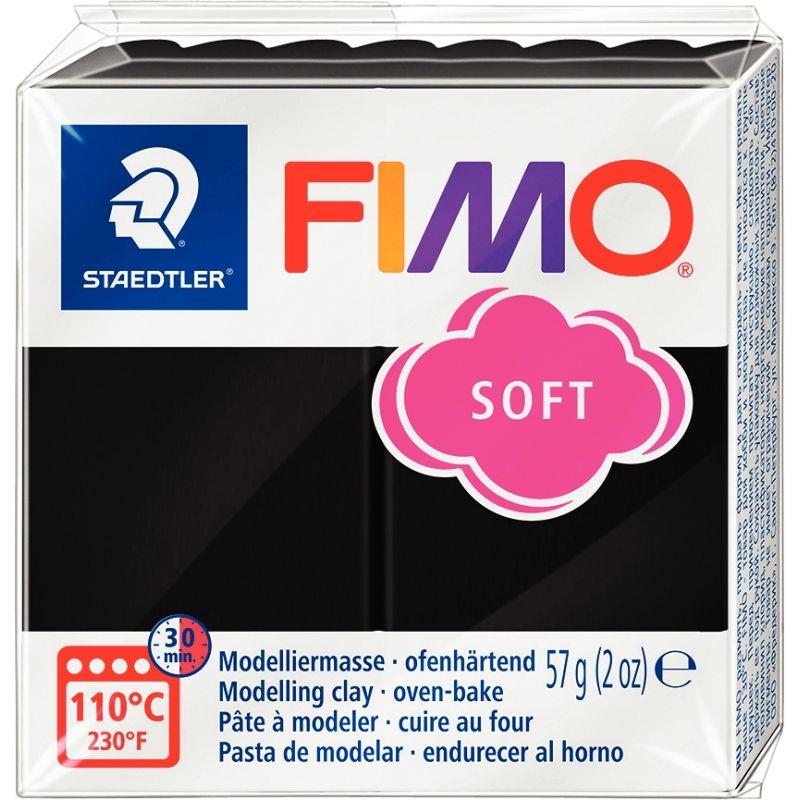 PAIN 57G FIMO SOFT NOIR