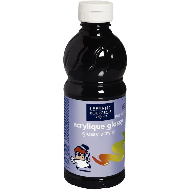 FL 500ML ACRYLIQ GLOSSY NOIR