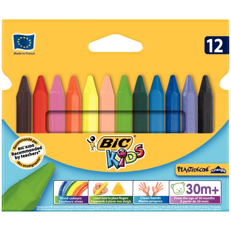 ETUI 12 CRAYON PLASTIDECOR TRG