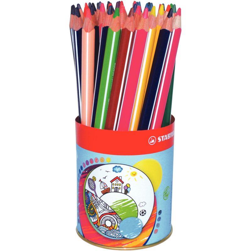 POT 38 CRAYON COUL TRIO 17CM