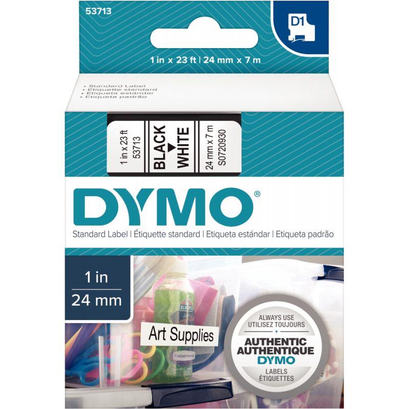 RECH DYMO D1 24MMX7M NOI/BLC