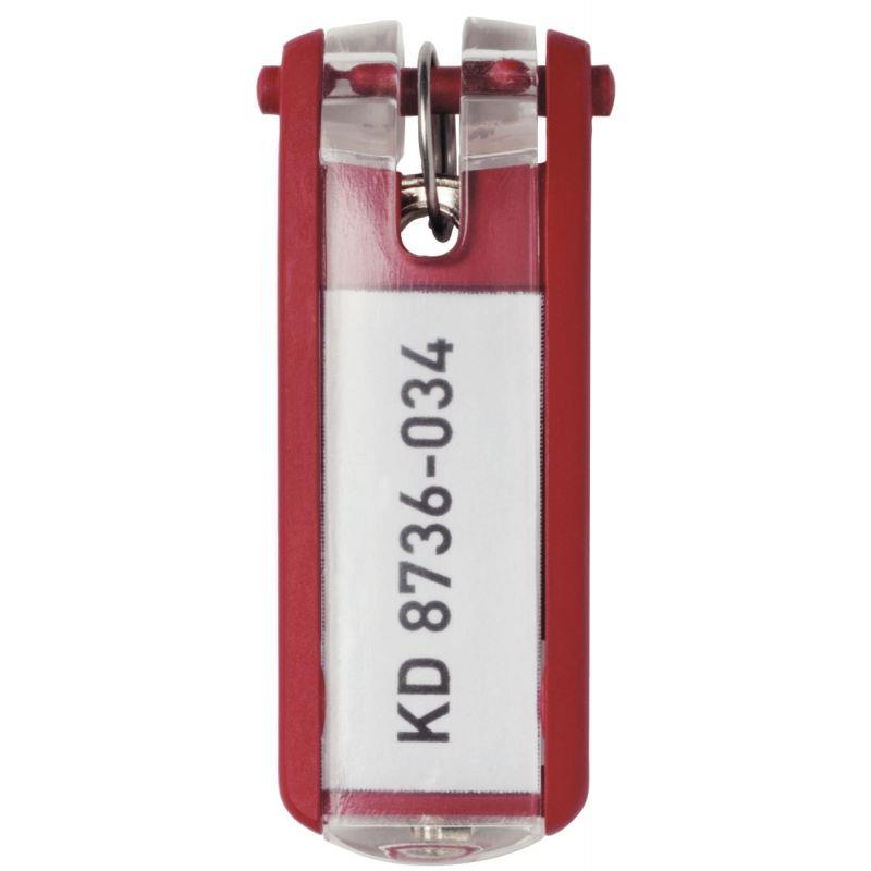 SAC 6 PORTE-CLE KEY CLIP ROUGE